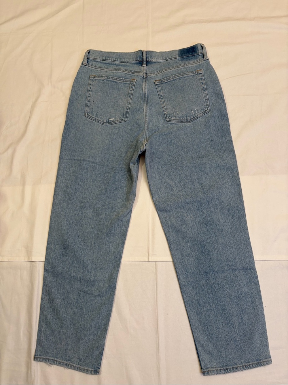 NWT Abercrombie & Fitch The Dad High Rise Jeans – Size 32 Short (14S) - Picture 2 of 9